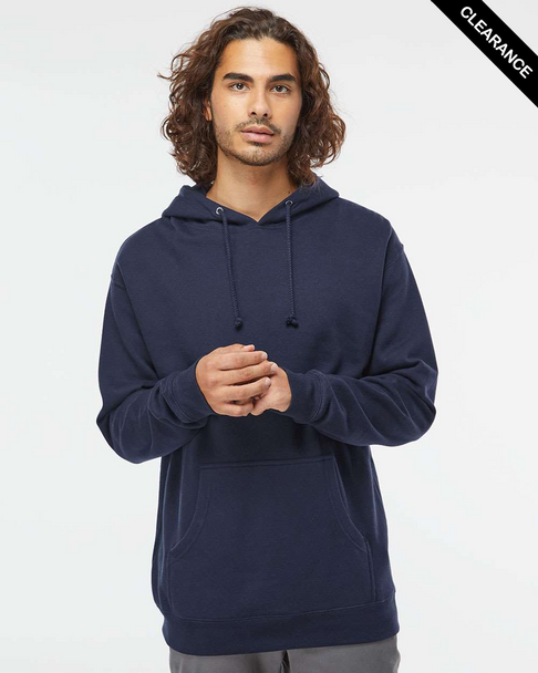 Clearance - Independent Trading Co. IND4000 Heavyweight Hooded Sweatshirt - Clearance | Classic Navy