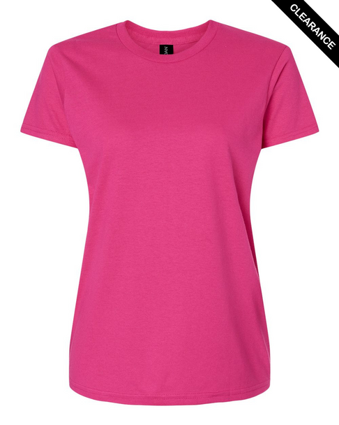 Clearance - Gildan 2000L Women’s  Ultra Cotton® T-Shirt | Heliconia