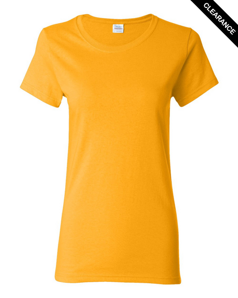 Clearance - Gildan 5000L Women's Heavy Cotton™ T-shirt | Gold