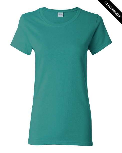 Clearance - Gildan 5000L Women's Heavy Cotton™ T-shirt | Tropical Blue