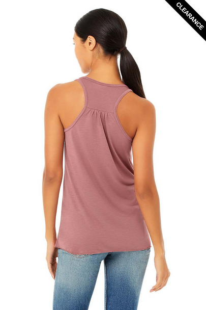 Clearance - Bella+Canvas 8800 Flowy Racerback Tank Top | Mauve