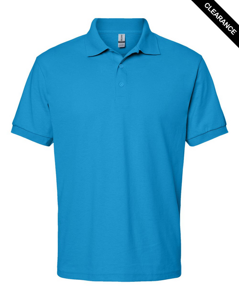 Clearance - Gildan 8800 DryBlend® Jersey Sport Polo | Sapphire