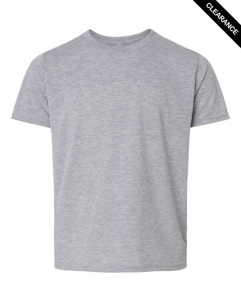 Clearance - Gildan 42000B Youth Performance® T-shirt | Sport Grey