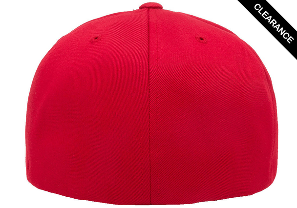 Clearance - FlexFit 6297F Pro-Baseball On-Field Cap | Red