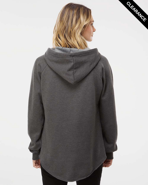 Clearance - Independent Trading Co. PRM2500 Women's California Wave Wash Hoodie | Shadow