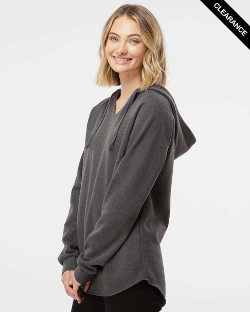 Clearance - Independent Trading Co. PRM2500 Women's California Wave Wash Hoodie | Shadow