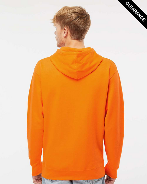 Clearance - SS4500 Independent Adult Midweight Hooded Sweatshirt | Safety Orange