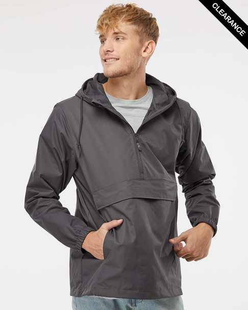 Clearance - Independent Trading Co. EXP94NAW Nylon Anorak Jacket | Graphite