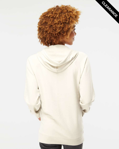 Clearance - Independent Trading Co. SS1000 Icon Unisex Lightweight Loopback Terry Hoodie | Bone