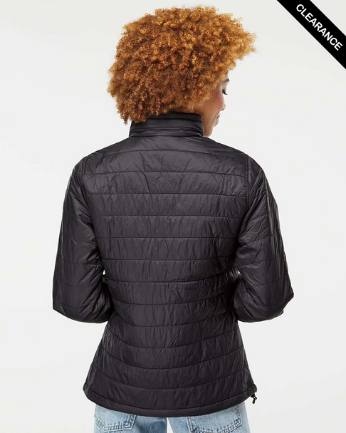 Clearance - Independent Trading Co. EXP200PFZ Women's Puffer Jacket | Black