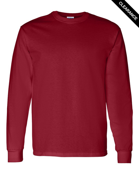 Clearance - Gildan 5400 Heavy Cotton™ Long Sleeve T-shirt | Garnet