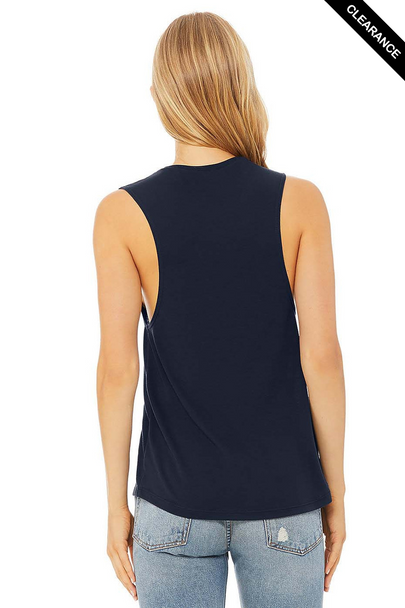 Clearance - Bella+Canvas 8803 Flowy Muscle Tank Top | Midnight