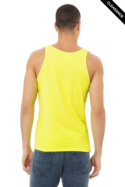 Clearance - Bella+Canvas 3480 Unisex Jersey Tank Top | Neon Yellow
