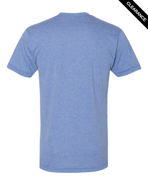 Clearance - American Apparel TR401 Unisex Tri-Blend Track T-shirt | Athletic Blue