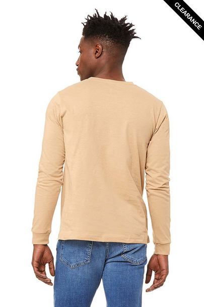 Clearance - B3501 Bella+Canvas Long-sleeve Jersey Tee | Sand Dune