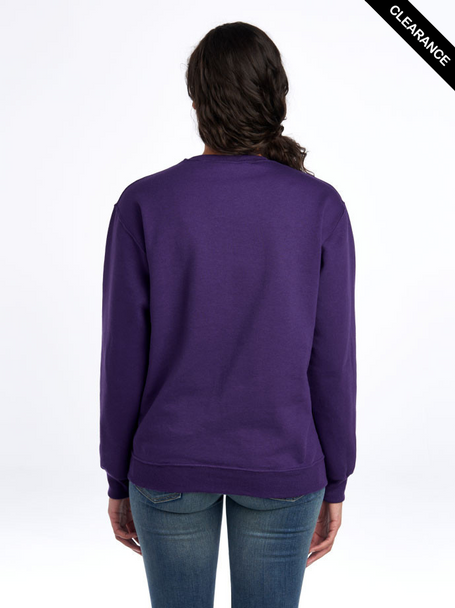 Clearance - JERZEES 562MR NuBlend® Crewneck Sweatshirt | Deep Purple