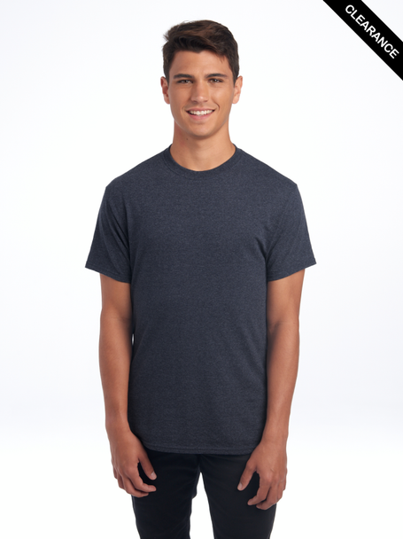 Clearance - JERZEES 29MR Dri-Power® 50/50 T-Shirt | Vintage Heather Navy