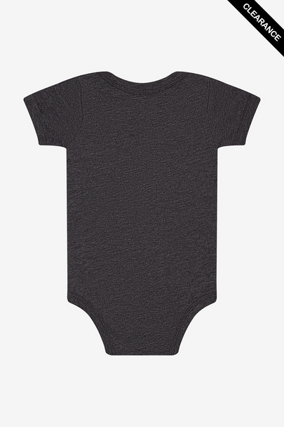 Clearance - BELLA + CANVAS 100B Infant Jersey One Piece | Dark Grey Heather