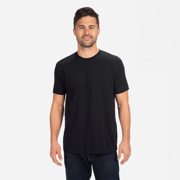 Next Level 6210 Unisex CVC Crewneck Tee | Black