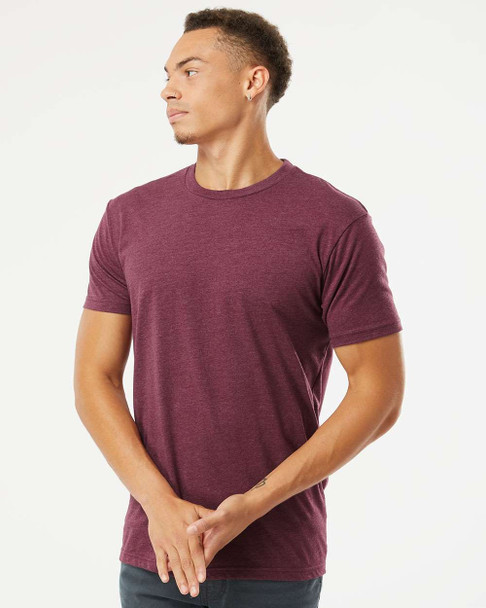 Next Level 6210 Unisex CVC Crewneck Tee | Heather Maroon