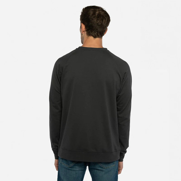 Next Level 9000 Unisex French Terry Raglan Crewneck Shirt | Graphite Black Next Level 9000 Unisex French Terry Raglan Crewneck Shirt | Graphite Black