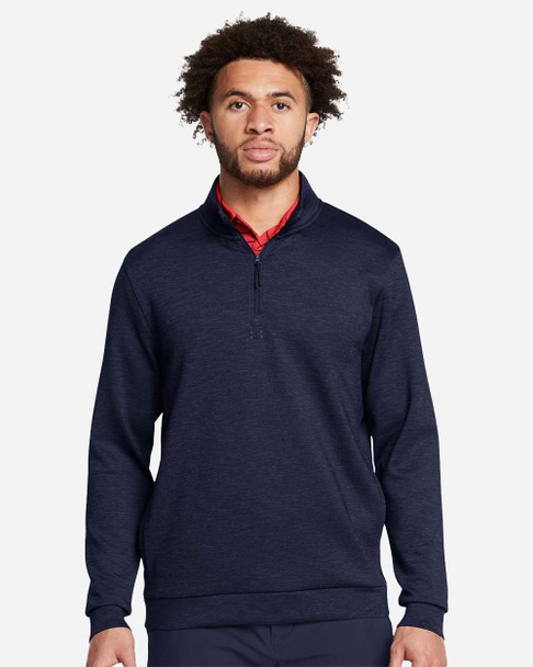 Under Armour 1387124 Drive Midlayer Quarter-Zip Pullover | Midnight Navy/ Midnight Navy