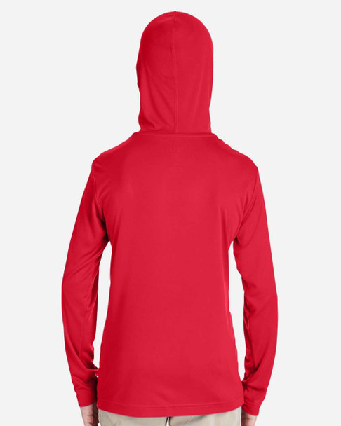 Team 365 TT41Y Youth Zone Performance Hooded T-Shirt | Sport Red