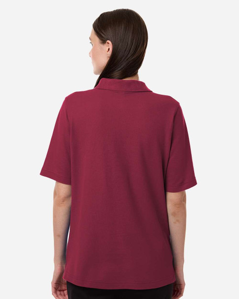 Harriton M105W Women's Maverick CVC Pique Polo | Wine