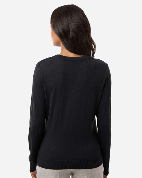 Devon & Jones DG445W Women's New Classics V-Neck Sweater | Black