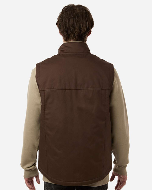 Harriton  M723 Unisex ClimaBloc® Station Vest | Dark Mocha