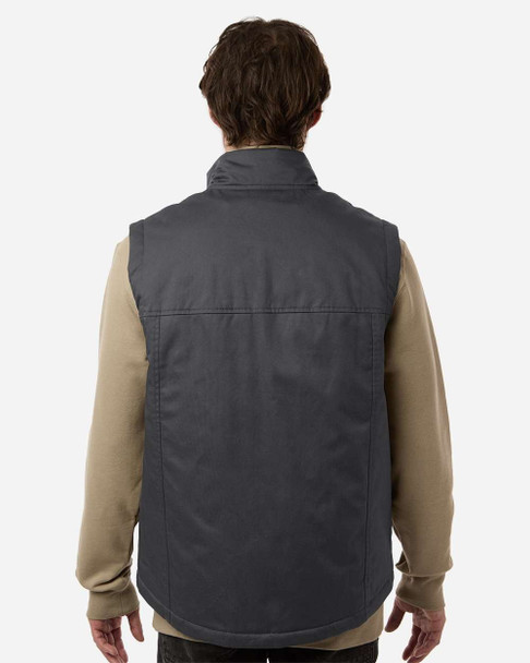 Harriton  M723 Unisex ClimaBloc® Station Vest | Dark Charcoal