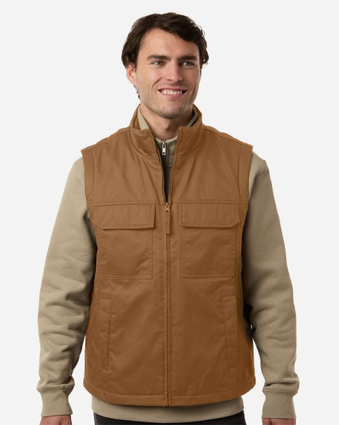 Harriton  M723 Unisex ClimaBloc® Station Vest | Duck Brown