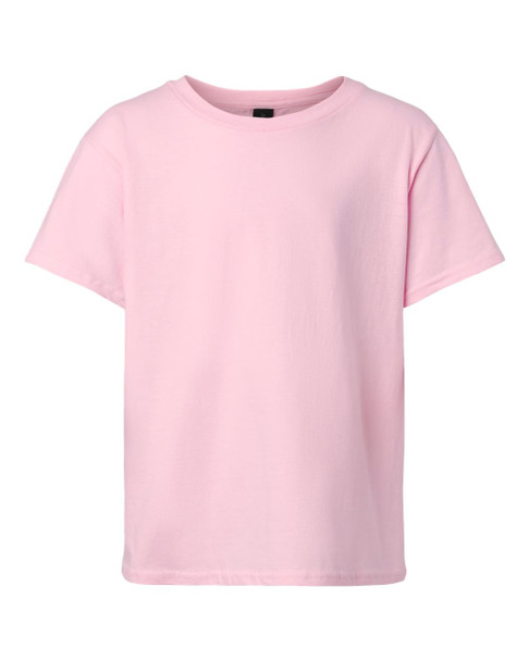 3000B Gildan Youth Light Cotton T-Shirt | Light Pink