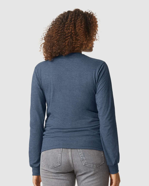 Gildan 64440CVC Unisex Softstyle® CVC Long Sleeve T-Shirt | Navy Mist