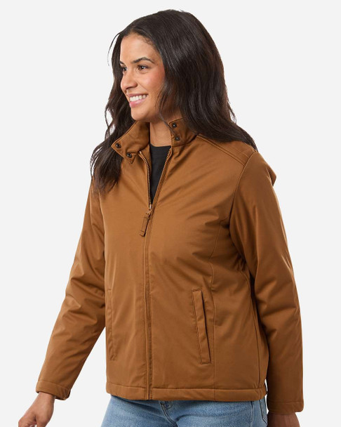 Harriton M781W Women's Guardian Insulated Utility Jacket | Duck Brown