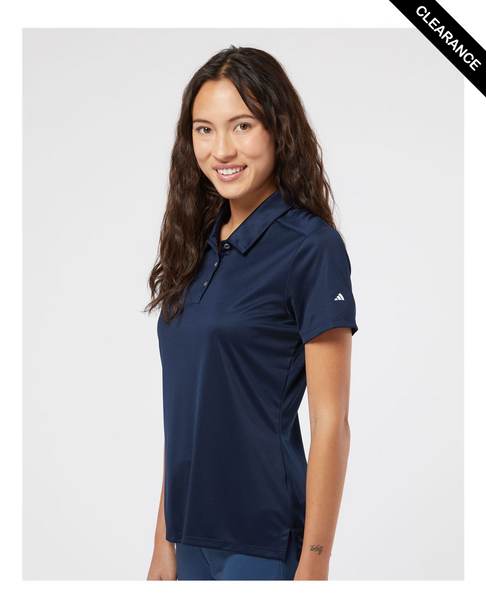 Clearance - Adidas A325 Women's 3-Stripes Shoulder Sport Shirt | Collegiate Navy/ White