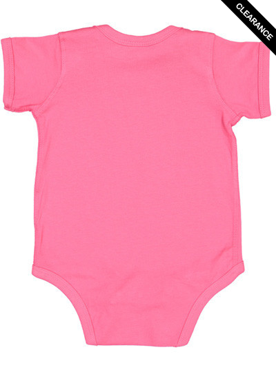 Clearance - Rabbit Skins 4424 Infant Fine Jersey Bodysuit | Hot Pink