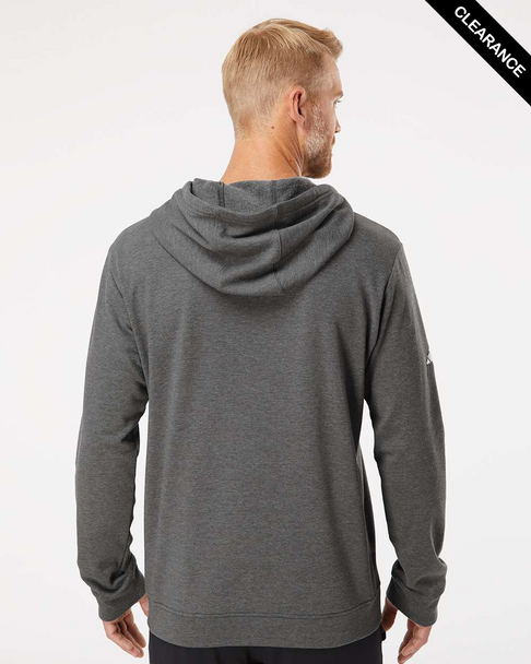 Clearance - Adidas A432 Fleece Hooded Sweatshirt | Dark Grey Heather