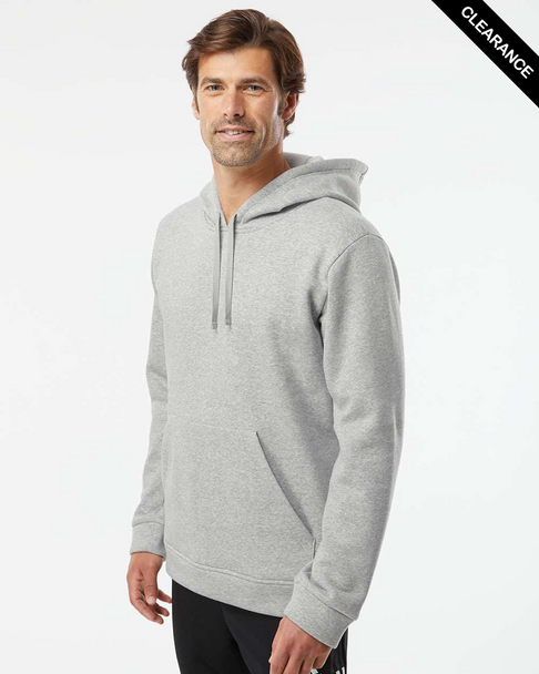 Clearance - Adidas A432 Fleece Hooded Sweatshirt | Grey Heather