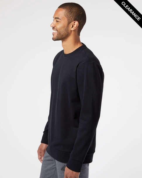 Clearance - Adidas A434 Fleece Crewneck Sweatshirt | Black