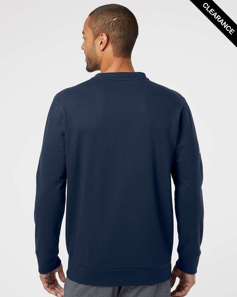 Clearance - Adidas A434 Fleece Crewneck Sweatshirt | Collegiate Navy