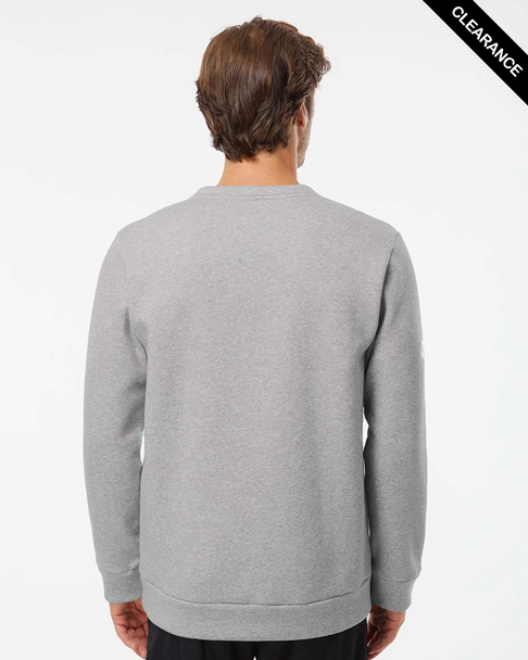 Clearance - Adidas A434 Fleece Crewneck Sweatshirt | Grey Heather