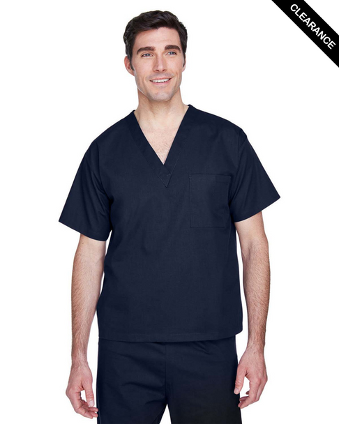 Clearance - Harriton M897 Adult Restore Scrub Top | Dark Navy