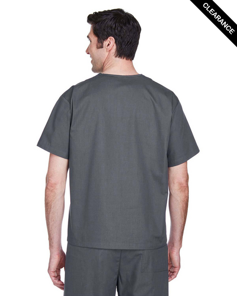Clearance - Harriton M897 Adult Restore Scrub Top | Dark Charcoal