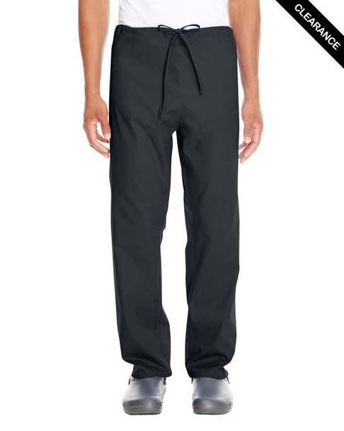 Clearance - Harriton M898 Adult Restore 4.9 oz. Scrub Bottom | Black