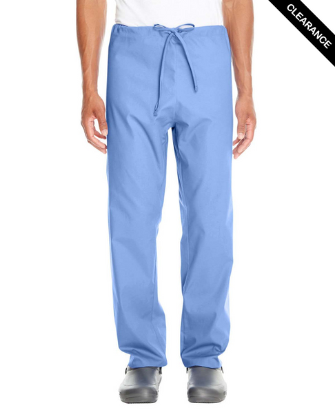 Clearance - Harriton M898 Adult Restore 4.9 oz. Scrub Bottom | Ciel Blue