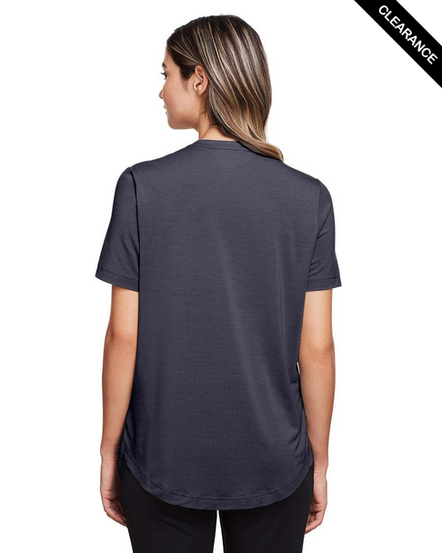 Clearance - North End NE100W Ladies' Jaq Snap-Up Stretch Performance Polo | Carbon