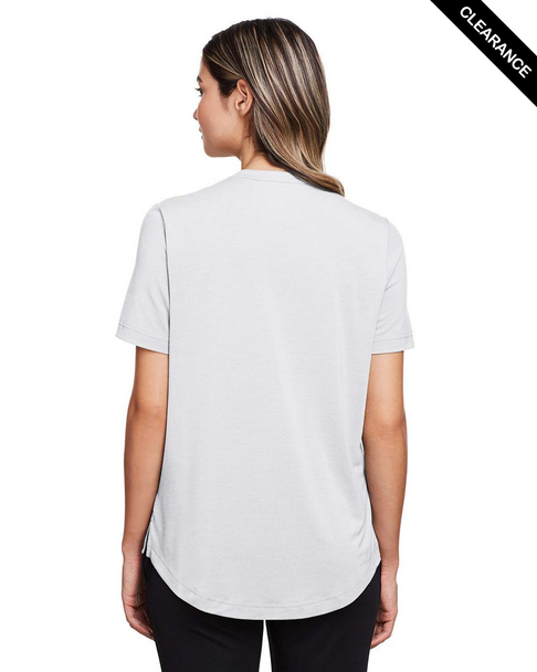 Clearance - North End NE100W Ladies' Jaq Snap-Up Stretch Performance Polo | Platinum