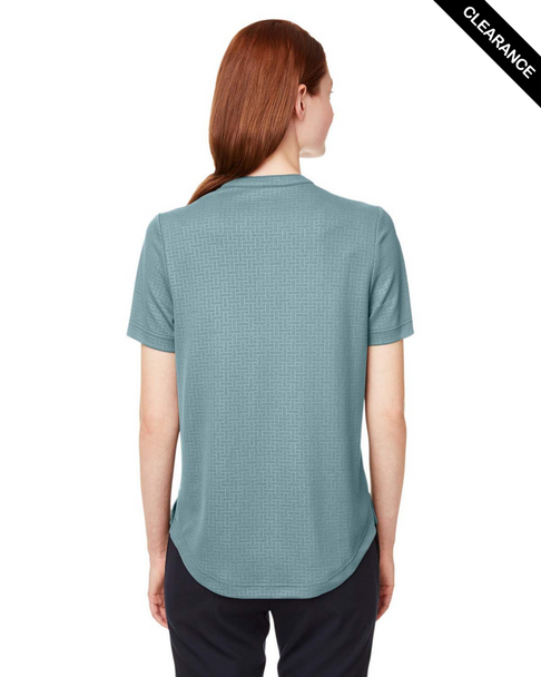 Clearance - North End NE102W Ladies' Replay Recycled Polo | Opal Blue