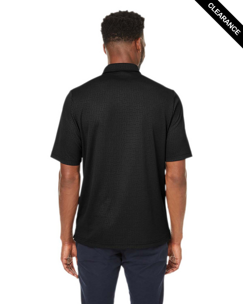 Clearance - North End NE102 Men's Replay Recycled Polo | Black